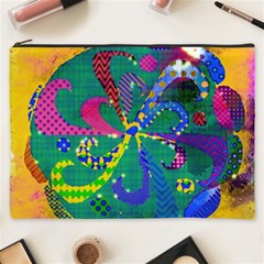 Mandala Abstract Background Image Cosmetic Bag (xxxl) by Simbadda