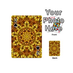 Abstract Antique Art Background Playing Cards 54 (mini) by Simbadda