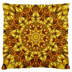 Abstract Antique Art Background Large Flano Cushion Case (one Side) by Simbadda