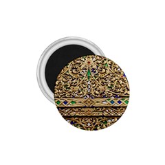 Gold Pattern Decoration Golden 1 75  Magnets by Simbadda