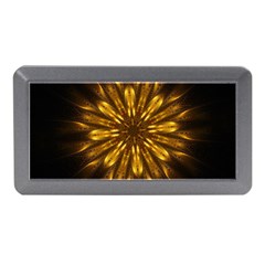 Mandala Gold Golden Fractal Memory Card Reader (mini) by Simbadda