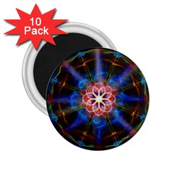 Mandala Pattern Kaleidoscope 2 25  Magnets (10 Pack)  by Simbadda