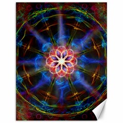 Mandala Pattern Kaleidoscope Canvas 12  X 16 