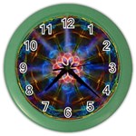 Mandala Pattern Kaleidoscope Color Wall Clock Front