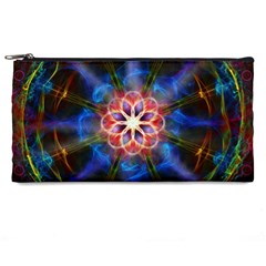 Mandala Pattern Kaleidoscope Pencil Cases by Simbadda