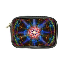 Mandala Pattern Kaleidoscope Coin Purse by Simbadda