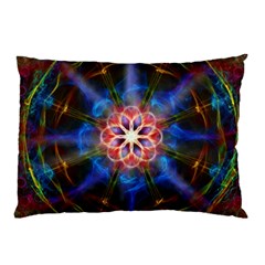 Mandala Pattern Kaleidoscope Pillow Case (two Sides) by Simbadda