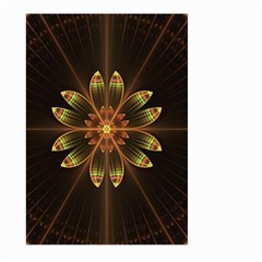 Fractal Floral Mandala Abstract Large Garden Flag (two Sides) by Simbadda