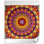 Fractal Kaleidoscope Mandala Canvas 11  x 14  10.95 x13.48  Canvas - 1