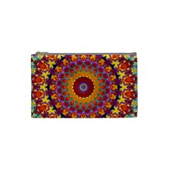 Fractal Kaleidoscope Mandala Cosmetic Bag (Small)