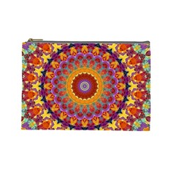 Fractal Kaleidoscope Mandala Cosmetic Bag (Large)