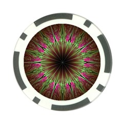 Julian Star Star Fun Green Violet Poker Chip Card Guard by Simbadda