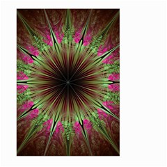 Julian Star Star Fun Green Violet Large Garden Flag (two Sides) by Simbadda