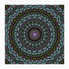 Fractal Kaleidoscope Mandala Medium Glasses Cloth by Simbadda