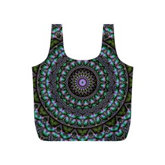 Fractal Kaleidoscope Mandala Full Print Recycle Bag (s)