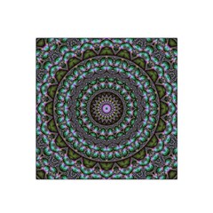 Fractal Kaleidoscope Mandala Satin Bandana Scarf by Simbadda