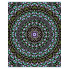 Fractal Kaleidoscope Mandala Drawstring Bag (small) by Simbadda