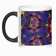 Abstract Art Artistic Texture Blue Morph Mugs by Simbadda