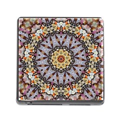 Abstract Art Texture Mandala Memory Card Reader (square 5 Slot) by Simbadda