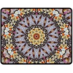 Abstract Art Texture Mandala Fleece Blanket (Medium)  60 x50  Blanket Front