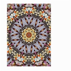 Abstract Art Texture Mandala Large Garden Flag (two Sides) by Simbadda