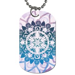 Mandalas Symmetry Meditation Round Dog Tag (two Sides) by Simbadda