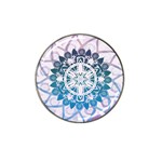 Mandalas Symmetry Meditation Round Hat Clip Ball Marker Front