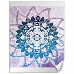 Mandalas Symmetry Meditation Round Canvas 12  X 16 