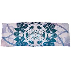 Mandalas Symmetry Meditation Round Body Pillow Case Dakimakura (two Sides) by Simbadda