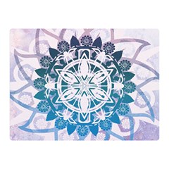 Mandalas Symmetry Meditation Round Double Sided Flano Blanket (mini)  by Simbadda