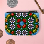 Mandala Background Colorful Pattern Mini Coin Purse Back