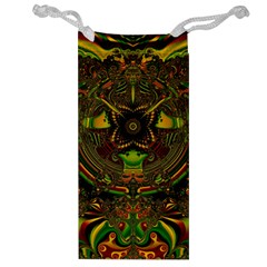 Fractal Art Artwork Design Jewelry Bag by Simbadda