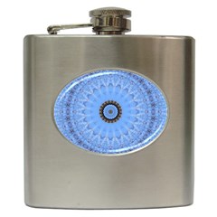 Mandala Graphics Decoration Hip Flask (6 Oz) by Simbadda