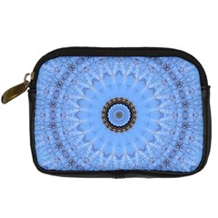 Mandala Graphics Decoration Digital Camera Leather Case by Simbadda