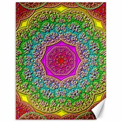 Mandala Tile Background Geometric Canvas 12  X 16 