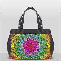 Mandala Tile Background Geometric Oversize Office Handbag by Simbadda