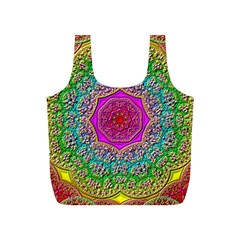 Mandala Tile Background Geometric Full Print Recycle Bag (s)