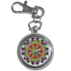 Mandala Pattern Ornaments Structure Key Chain Watches by Simbadda