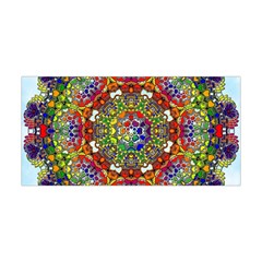 Mandala Pattern Ornaments Structure Yoga Headband by Simbadda