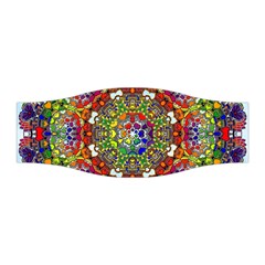 Mandala Pattern Ornaments Structure Stretchable Headband by Simbadda