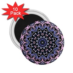 Background Kaleidoscope Abstract 2 25  Magnets (10 Pack)  by Simbadda