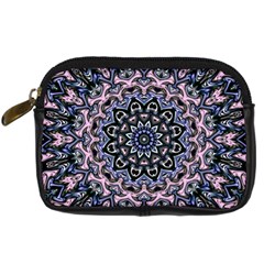 Background Kaleidoscope Abstract Digital Camera Leather Case by Simbadda