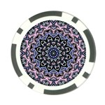 Background Kaleidoscope Abstract Poker Chip Card Guard (10 pack) Front