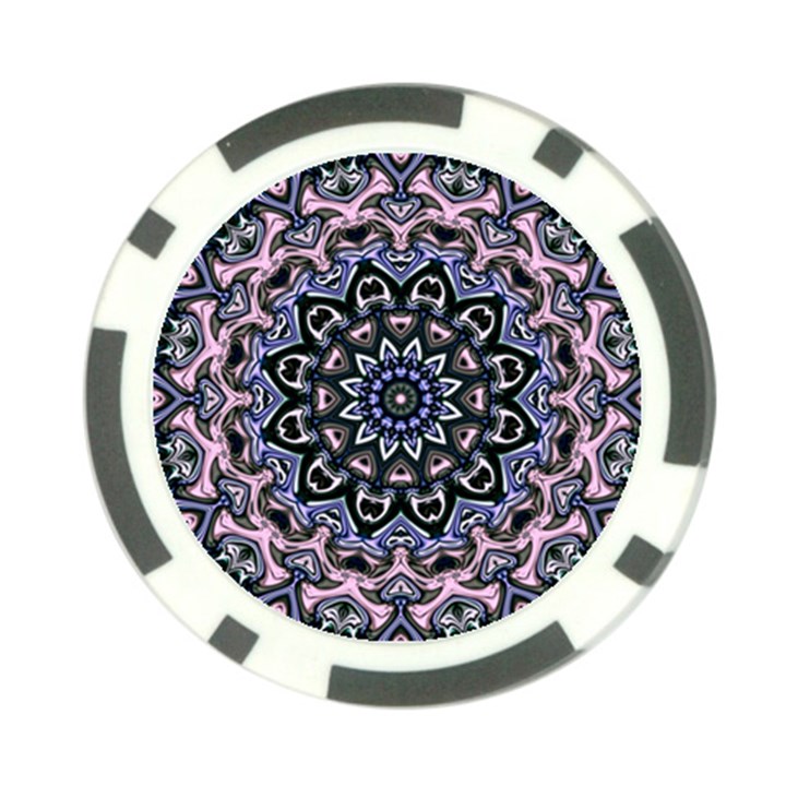 Background Kaleidoscope Abstract Poker Chip Card Guard (10 pack)