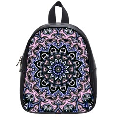 Background Kaleidoscope Abstract School Bag (small) by Simbadda