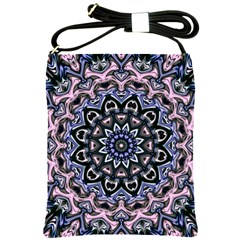 Background Kaleidoscope Abstract Shoulder Sling Bag by Simbadda