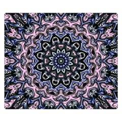 Background Kaleidoscope Abstract Double Sided Flano Blanket (small)  by Simbadda