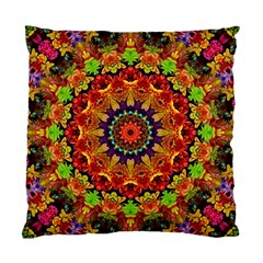 Fractal Mandala Flowers Standard Cushion Case (two Sides) by Simbadda