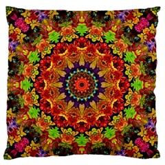 Fractal Mandala Flowers Standard Flano Cushion Case (one Side)