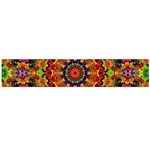 Fractal Mandala Flowers Large Flano Scarf  Front